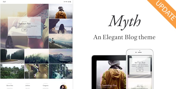 Myth 1.1.6 - An Elegant Storytelling WordPress Blog Theme