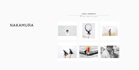 Nakamura 2.1.0 - Minimal Photography and Portfolio WordPress Theme