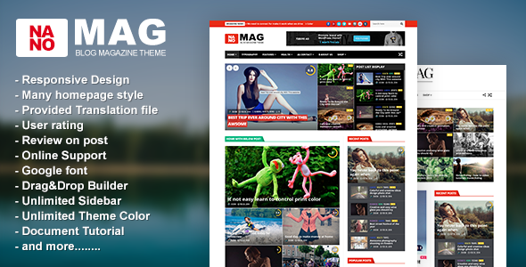 NanoMag 1.6 - Responsive WordPress Magazine Theme