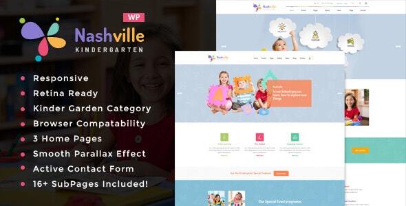 Nashville 1.0 - Day Care & Kindergarten School WordPress Theme