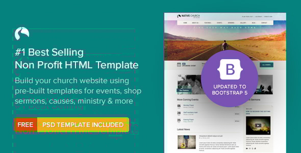 NativeChurch 1.5 - Responsive HTML5 Template