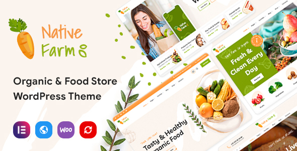 NativeFarm 1.1.15 - Organic & Healthy Food WordPress Theme