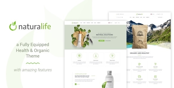 NaturaLife 2.1.1 - Health & Organic WordPress Theme