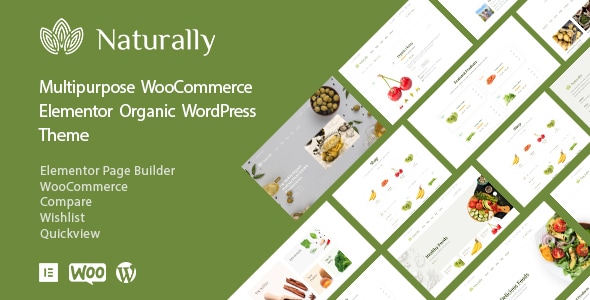 Naturally 3.0 - Organic Food Elementor WooCommerce Theme