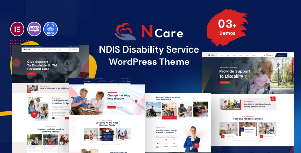 Ncare 1.1.4 - NDIS Disability Service WordPress Theme