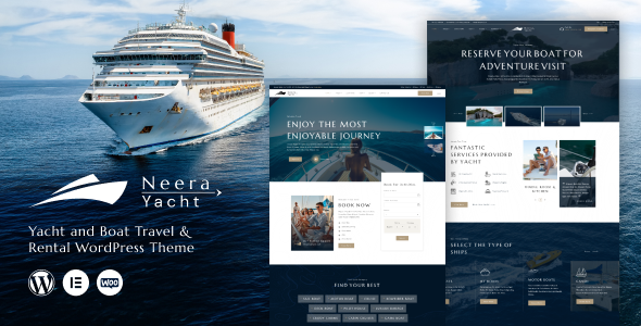 Neera 1.0.8 - Yacht Boat Travel & Rental WordPress Theme