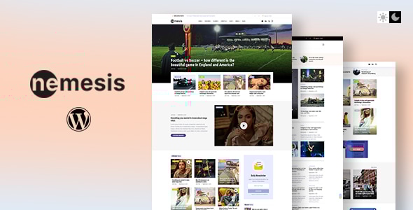 Nemesis 6.9 - News & Magazine WordPress Theme