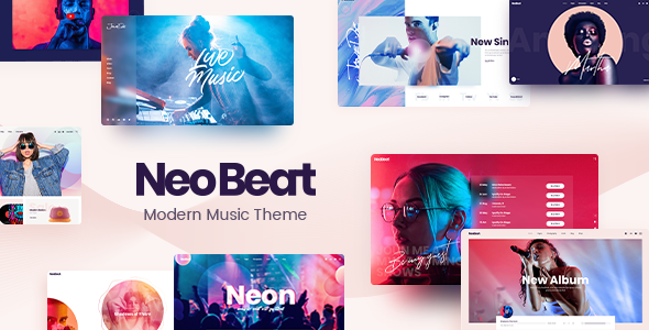 NeoBeat 1.7 - Music WordPress Theme