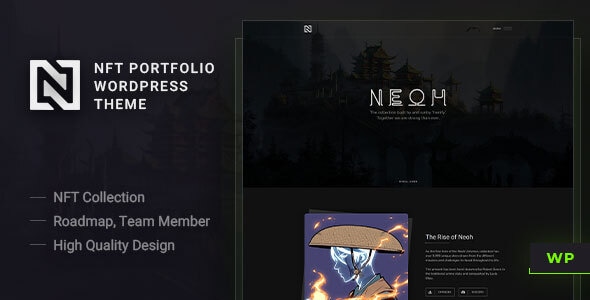 Neoh 6.4 - NFT Portfolio WordPress Theme