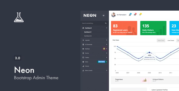 Neon 33.0 Bootstrap Admin Theme