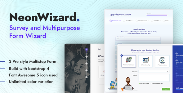 NeonWizard 2.0 - Questionnaire Multistep Form Wizard