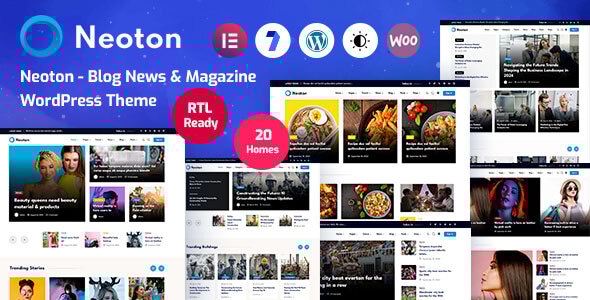 Neoton 4.1.1 - News Magazine WordPress Theme