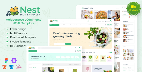 Nest 6.1 - Multipurpose eCommerce HTML Template