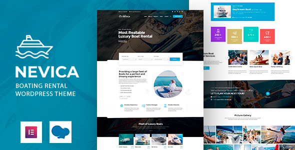 Nevica 1.7.1 - Yacht Rental WordPress Theme