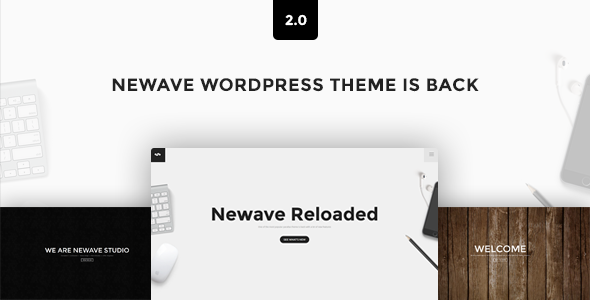 Newave 2.9.5 WordPress Responsive One Page Parallax Theme