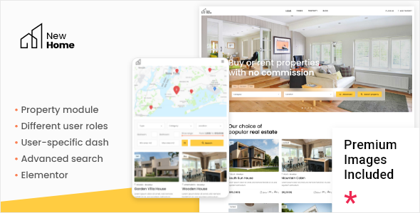 NewHome 1.3.3 - Real Estate WordPress Theme