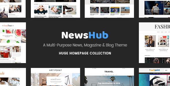 Newshub 1.10 - Magazine & News Portal WordPress Theme