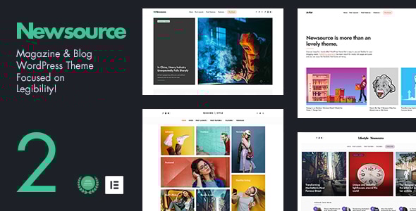 Newsource 2.1 - Multi-Concept Blog & Magazine WordPress Theme