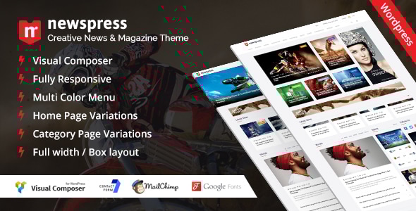 NewsPress 6.0.5 - Responsive News  Magazine WordPress Theme