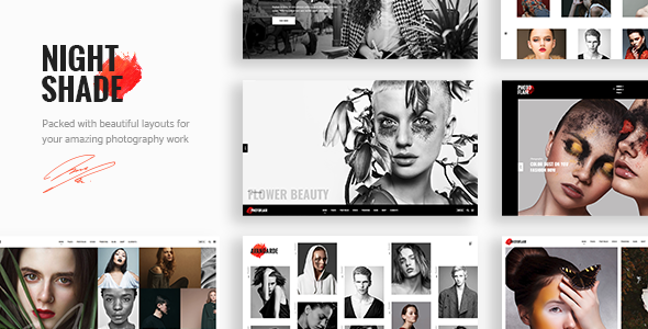 Nightshade 1.6 - Photography Portfolio WordPress Theme