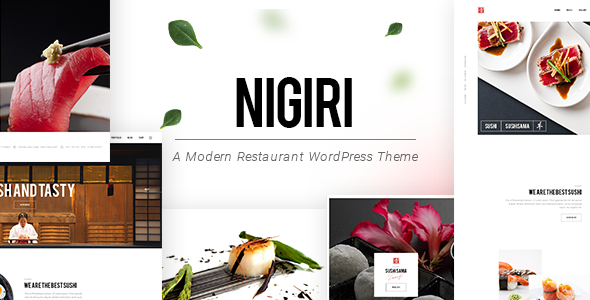 Nigiri 1.5 - Restaurant WordPress Theme