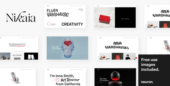 Nikaia 4.98 - Minimal & Creative WordPress Theme