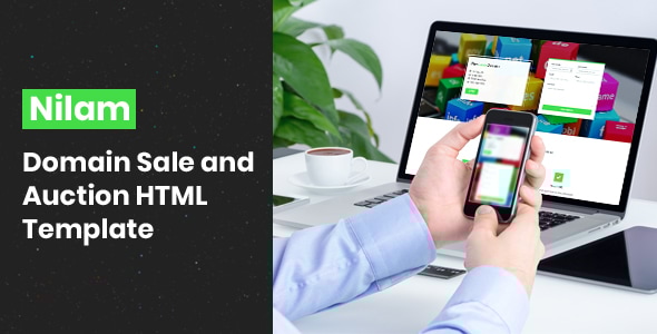 Nilam 1.3 - Domain Sale and Auction HTML Template