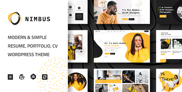 Nimbus 1.2.8 - CV & Portfolio WordPress Theme