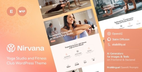 Nirvana 2.11 - Yoga Studio and Fitness Club WordPress Theme
