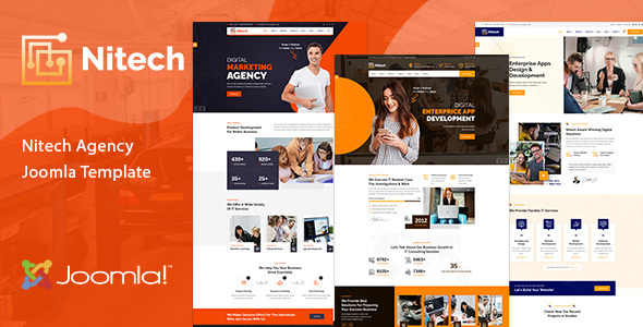 Nitech – IT Solutions & Services Joomla Template