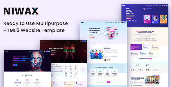 Niwax - Creative Agency & Portfolio HTML Template