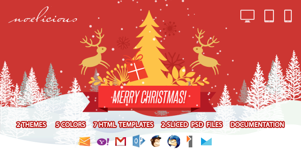 Noelicious 0.3 - Responsive Email Template
