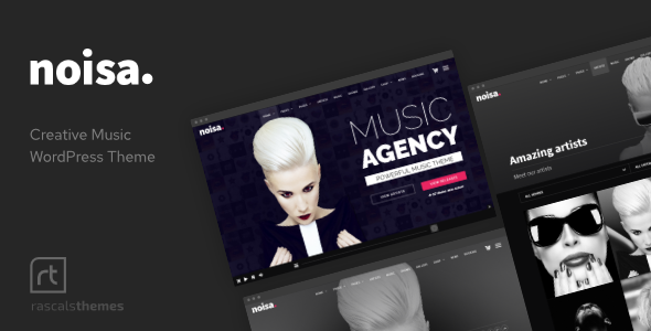 Noisa - Music Producers Bands & Events Theme for WordPress