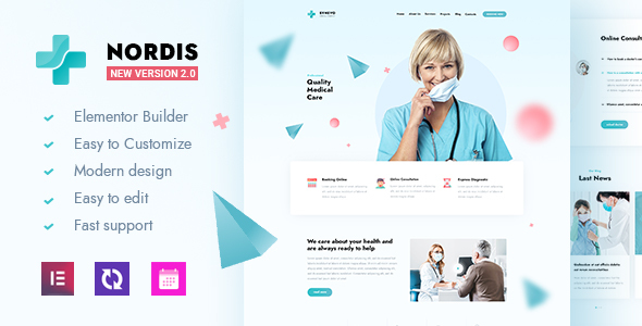 Nordis - Healthcare WordPress Theme