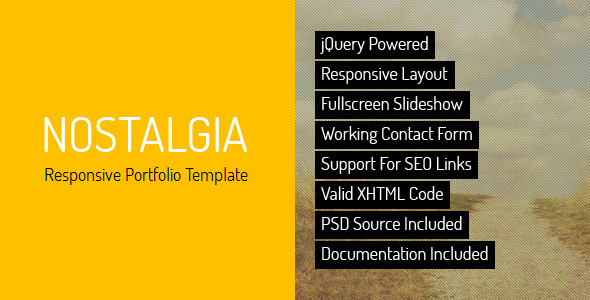 Nostalgia 08.05.2014 - Portfolio Template
