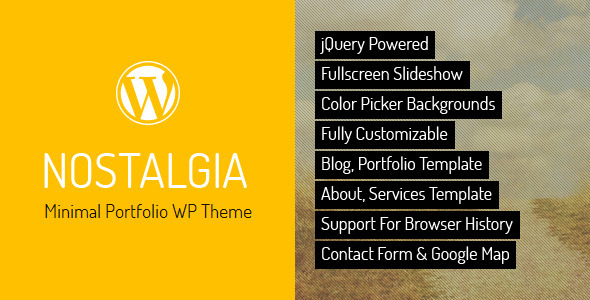 Nostalgia 9 - Portfolio WordPress Theme
