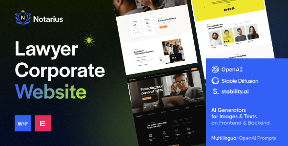 Notarius 1.9 - Lawyer Legal Advisor WordPress Theme