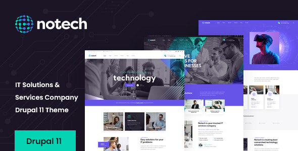 Notech 11.2 - IT Solutions & Services Drupal 11 Theme
