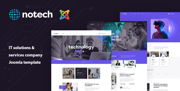 Notech - IT Solutions & Services Joomla Template