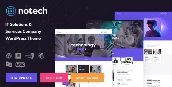 Notech 1.1 - IT Solutions & Services WordPress Theme