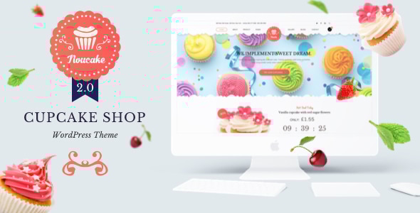 Noucake 3.0.1 - Bakery WordPress Theme