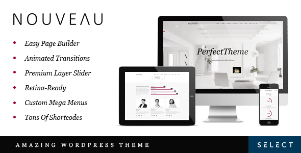 Nouveau 4.4 Multipurpose WordPress Theme