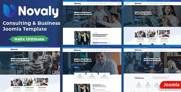 Novaly  Consulting & Business Joomla 6 Template