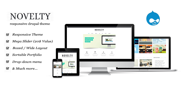 Novelty 1.06 - Drupal Theme