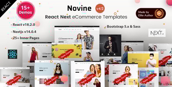 Novine 4.2 - Nextjs 14 eCommerce Shopping Cart Template