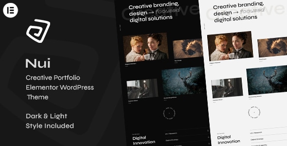 Nui 2.5 - Portfolio Elementor WordPress Theme