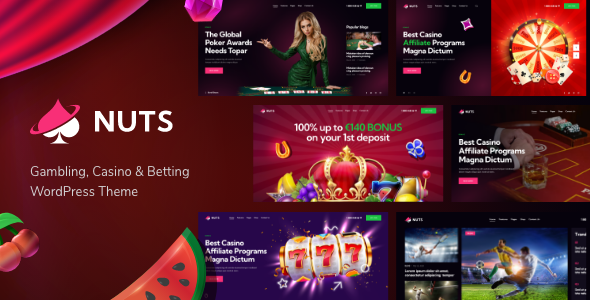Nuts 1.12 - Gambling Casino & Betting WordPress Theme