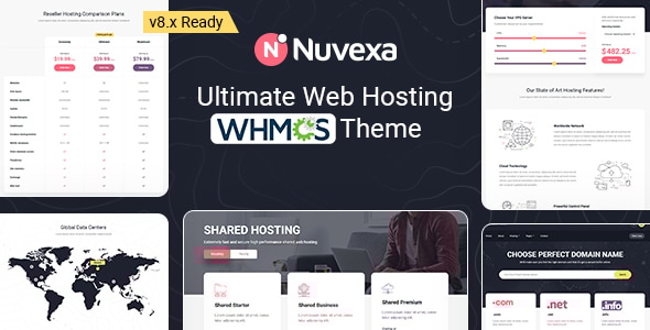 Nuvexa  WHMCS Hosting Theme