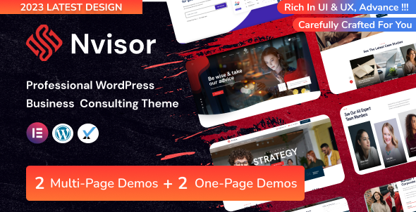 Nvisor 6.9 - Business Consulting WordPress