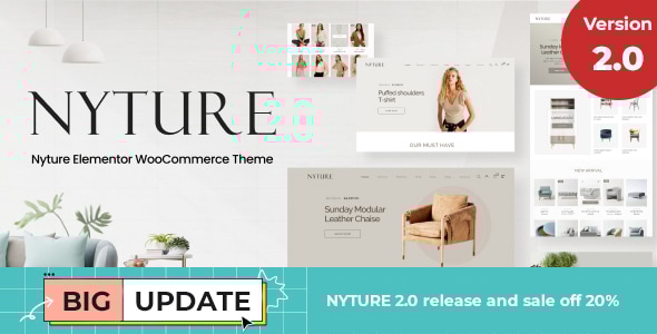 Nyture 2.1.0 - Furniture WooCommerce Theme